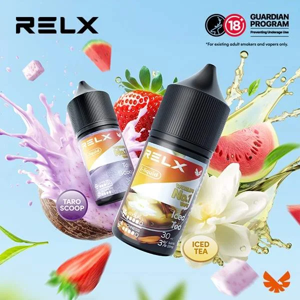 悅刻電子煙油30ml×30mg尼古丁鹽 | RELX原廠菸油 | 強擊喉順滑體驗