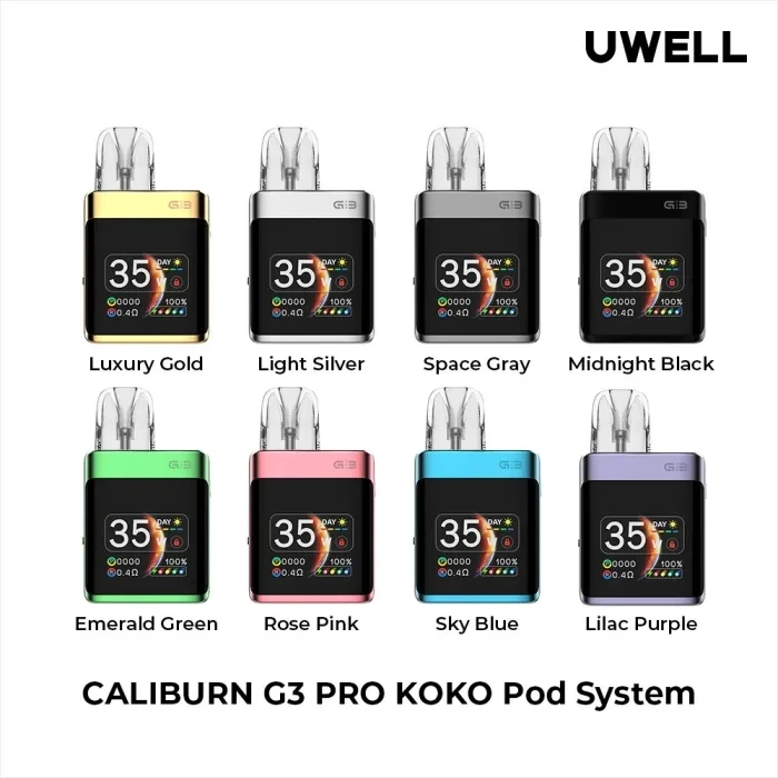 【正品現貨】UWELL CALIBURN G3 PRO KOKO註油主機咖喱棒 |  35w大螢幕 | 台灣現貨